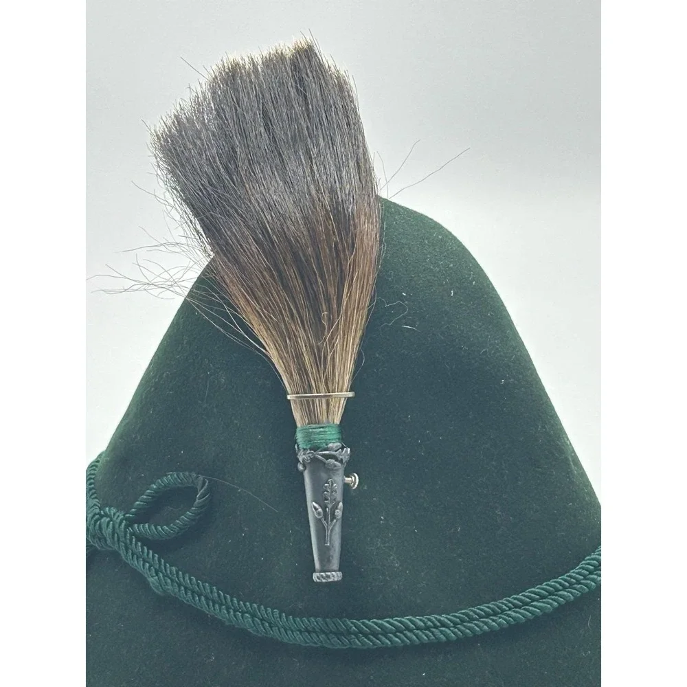Vtg Bavarian Alpine Tyrolean Octoberfest  wool Felted HAT Hunting Pin & Socks